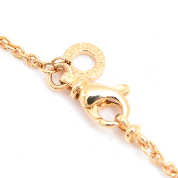 ブルガリ ネックレス レディース ビー ゼロワン B-ZERO1 ダイヤモンド ネックレス イエローゴールド BVLGARI 750YG 中古