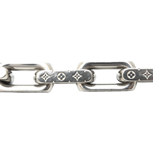 ルイヴィトン ブレスレット メンズ モノグラム チェーン モノグラム メタル Louis Vuitton M00309 中古