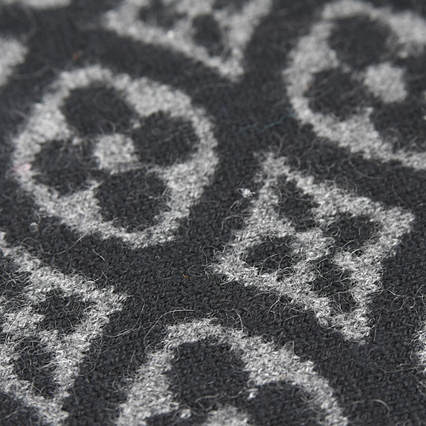 ルイヴィトン マフラー レディース メンズ エシャルプ スキー モノグラム カシミヤ ブラック×グレー Louis Vuitton M71953 中古