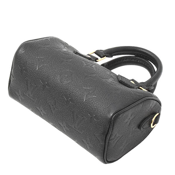 ルイヴィトン バッグ レディース モノグラムアンプラント ナノスピーディ 2WAYショルダーバッグ ブラック Louis Vuitton M82450 中古