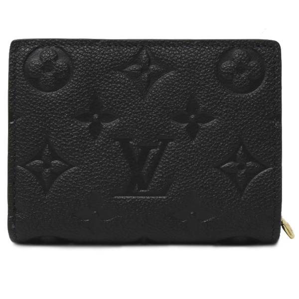 ルイヴィトン 財布 レディース ポルトフォイユ・クレア ミニウォレット 二つ折り財布 アンプラント ノワール Louis Vuitton M29202 中古