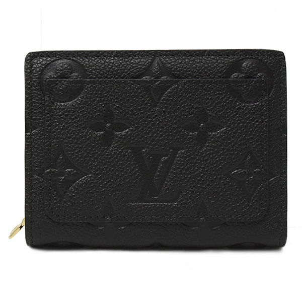 ルイヴィトン 財布 レディース ポルトフォイユ・クレア ミニウォレット 二つ折り財布 アンプラント ノワール Louis Vuitton M29202 中古