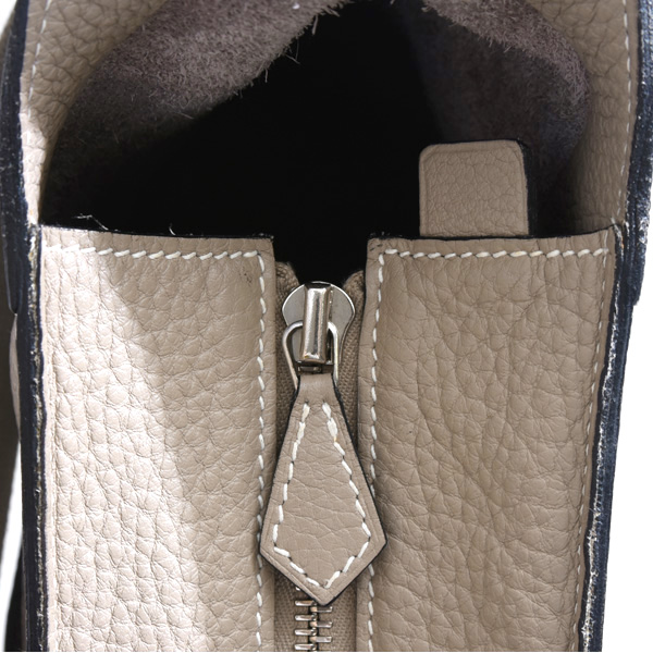 エルメス バッグ レディース メンズ グッドニュース GM ショルダーバッグ □M刻 トリヨンクレマンス グレー系 HERMES 中古