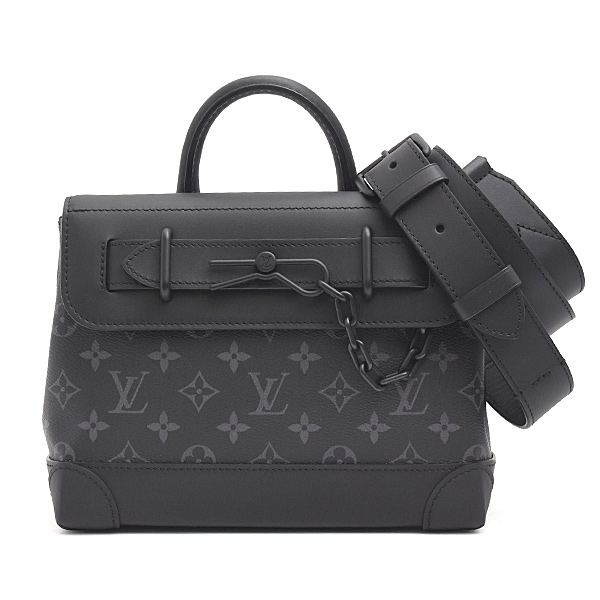 ルイヴィトン バッグ メンズ スティーマーPM モノグラムエクリプス 2WAY ショルダーバッグ Louis Vuitton M46953 中古