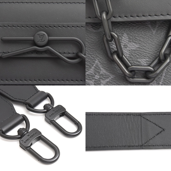 ルイヴィトン バッグ メンズ スティーマーPM モノグラムエクリプス 2WAY ショルダーバッグ Louis Vuitton M46953 中古