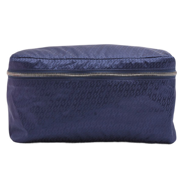 エルメス バッグ レディース メンズ ウースドゥヴォワヤージュPM ポーチ U刻印 シルク ネイビー HERMES 未使用展示品