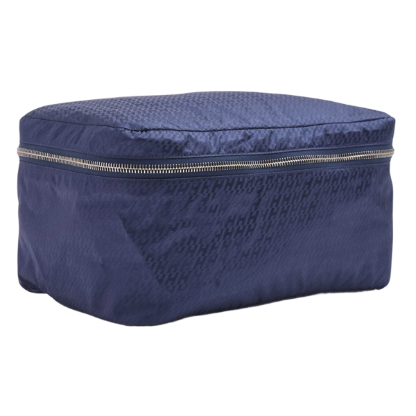 エルメス バッグ レディース メンズ ウースドゥヴォワヤージュPM ポーチ U刻印 シルク ネイビー HERMES 未使用展示品