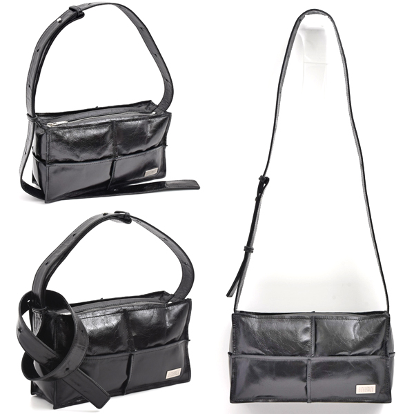 メゾンマルジェラ バッグ レディース メンズ MM6 ショルダーバッグ カーフ ブラック エムエムシックス Maison Margiela SB5WD0031 中古
