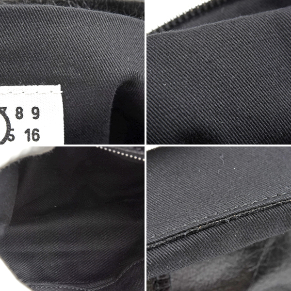 メゾンマルジェラ バッグ レディース メンズ MM6 ショルダーバッグ カーフ ブラック エムエムシックス Maison Margiela SB5WD0031 中古