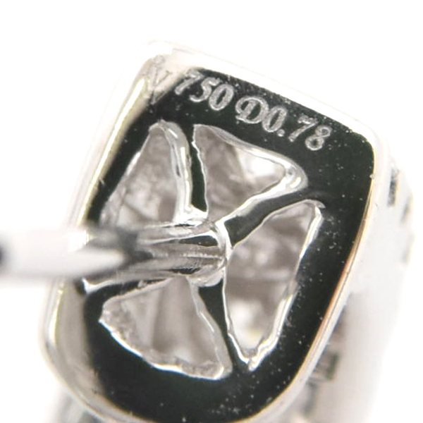 ポンテヴェキオ ピアス レディース ダイヤモンド ピアス D0.78ct ホワイトゴールド Ponte Vecchio 750WG 中古