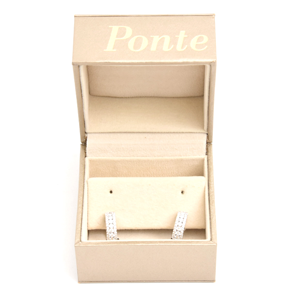 ポンテヴェキオ ピアス レディース ダイヤモンド ピアス D0.78ct ホワイトゴールド Ponte Vecchio 750WG 中古