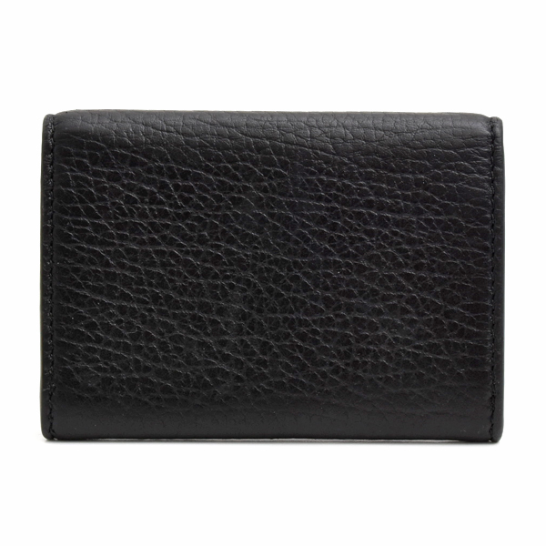 グッチ ブランド小物 メンズ GGマーモント 名刺入れ カードケース カーフ ブラック 795335 GUCCI 中古