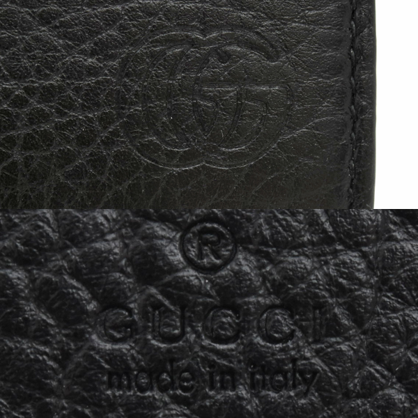 グッチ ブランド小物 メンズ GGマーモント 名刺入れ カードケース カーフ ブラック 795335 GUCCI 中古