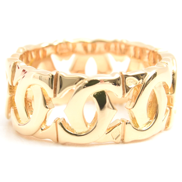 カルティエ 指輪 レディース アントルラセ リング 53号 イエローゴールド Cartier 750YG 中古