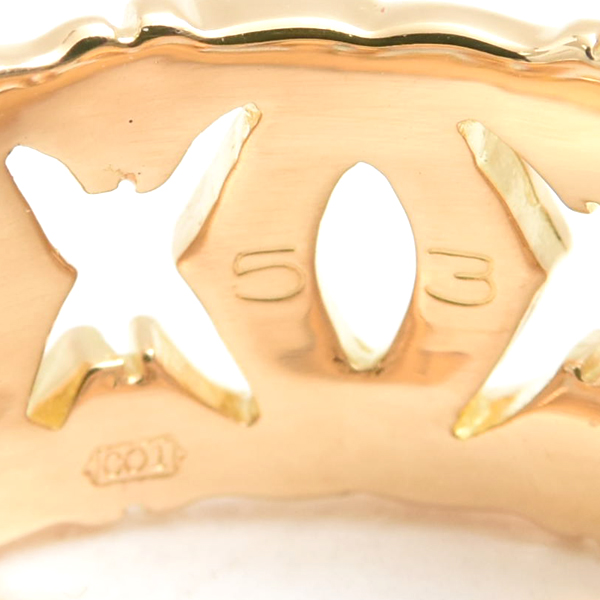カルティエ 指輪 レディース アントルラセ リング 53号 イエローゴールド Cartier 750YG 中古