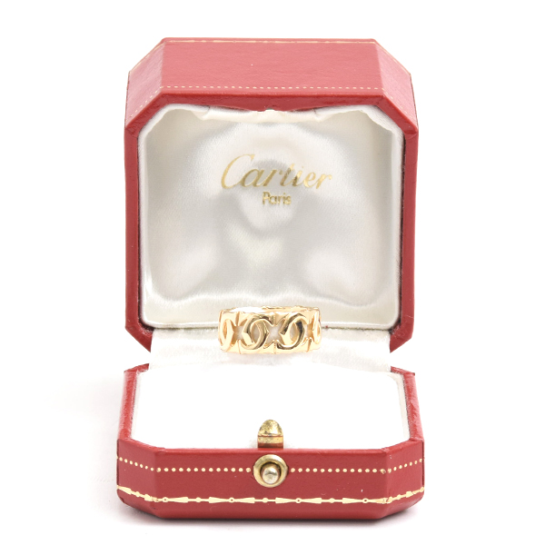 カルティエ 指輪 レディース アントルラセ リング 53号 イエローゴールド Cartier 750YG 中古