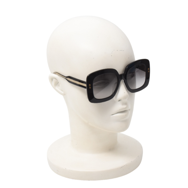 ボッテガヴェネタ サングラス レディース スクエア アイウェア ブラック BV0237SA BOTTEGA VENETA 中古