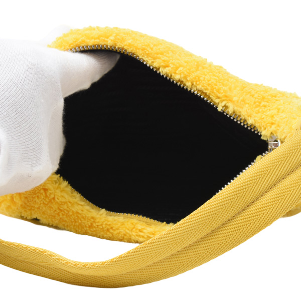 プラダ バッグ レディース テリー ミニ Re-Edition2000 ハンドバッグ パイル イエロー PRADA 1NE515 中古