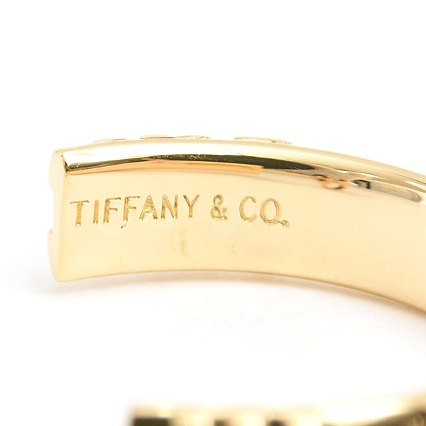 ティファニー ピアス レディース アトラス フープ イエローゴールド TIFFANY 750YG 中古