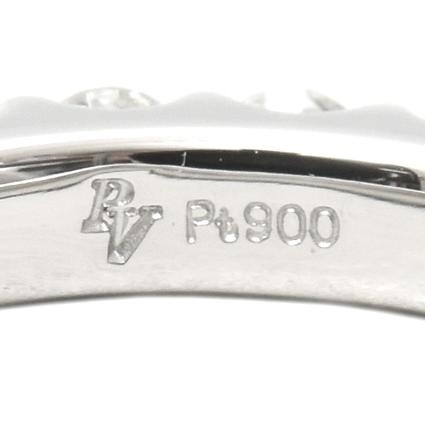ポンテヴェキオ 指輪 レディース ダイヤモンド フルエタニティ リング 9号 D2.16ct プラチナ Ponte Vecchio PT900 中古