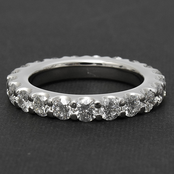 ポンテヴェキオ 指輪 レディース ダイヤモンド フルエタニティ リング 9号 D2.16ct プラチナ Ponte Vecchio PT900 中古