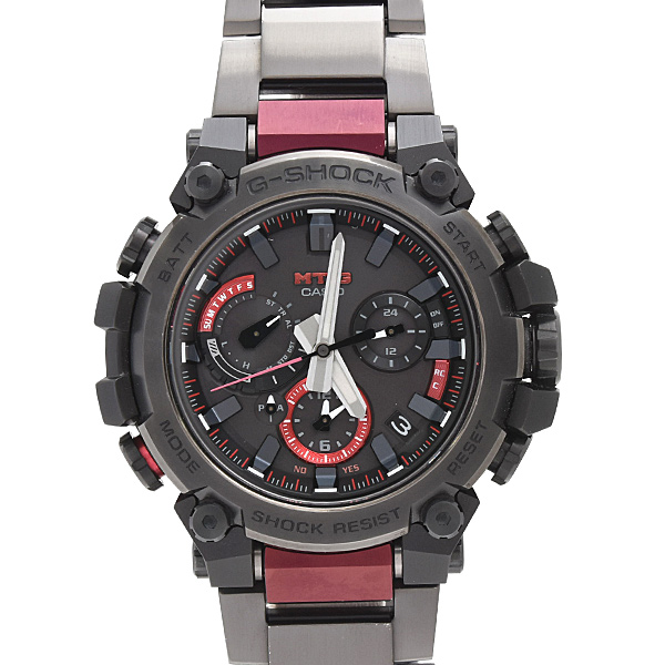 カシオ 時計 メンズ G-SHOCK MTG-B3000 モバイルリンク ソーラー電波 ブラック文字盤 CASIO MTG-B3000BD-1AJF 中古
