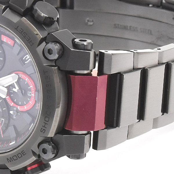 カシオ 時計 メンズ G-SHOCK MTG-B3000 モバイルリンク ソーラー電波 ブラック文字盤 CASIO MTG-B3000BD-1AJF 中古