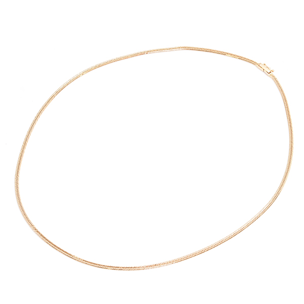 喜平 ネックレス K18 12面カット トリプル 10g 50cm 造幣局検定刻印入 メンズ レディース チェーン イエローゴールド YG 中古