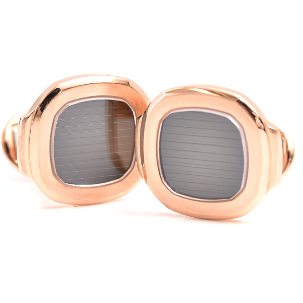 パテックフィリップ カフス メンズ ノーチラス カフリンクス ピンクゴールド PATEK PHILIPPE 750PG 中古