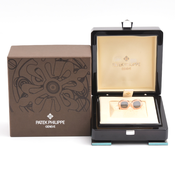 パテックフィリップ カフス メンズ ノーチラス カフリンクス ピンクゴールド PATEK PHILIPPE 750PG 中古