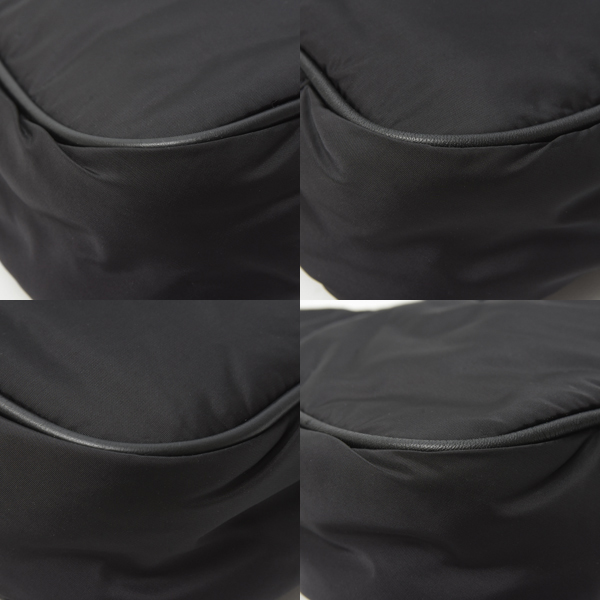 サンローラン バッグ レディース メンズ ミニ ショルダーバッグ ナイロン ブラック SAINT LAURENT 733294 中古