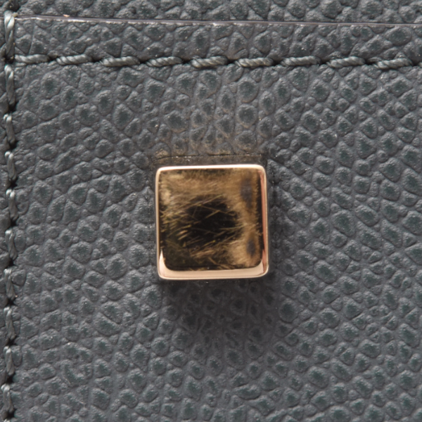 ヴァレクストラ バッグ レディース ミディアム イジィデ ハンドバッグ 2WAY ブルーグレー Valextra 中古