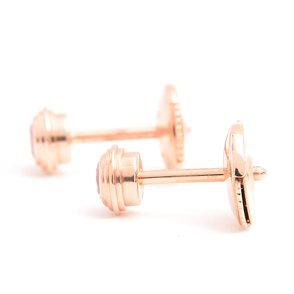 カルティエ ピアス レディース ダムール ピンクサファイア ピンクゴールド 750PG Cartier 中古