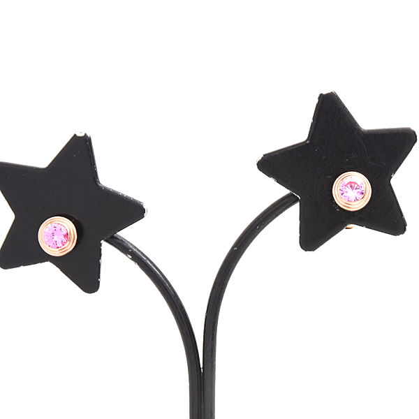 カルティエ ピアス レディース ダムール ピンクサファイア ピンクゴールド 750PG Cartier 中古