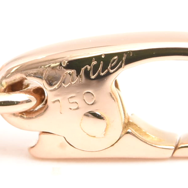 カルティエ チャーム レディース ショッピングバッグ モチーフ チャーム ペンダント ピンクゴールド Cartier 750PG 中古