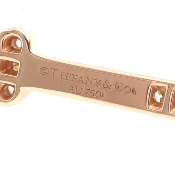 ティファニー ペンダント レディース ローズキー ダイヤモンド ペンダント ピンクゴールド TIFFANY 750PG 中古