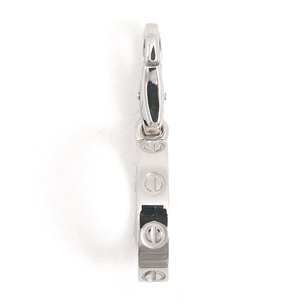 カルティエ チャーム レディース ラブチャーム ペンダントトップ ホワイトゴールド Cartier 750WG 中古