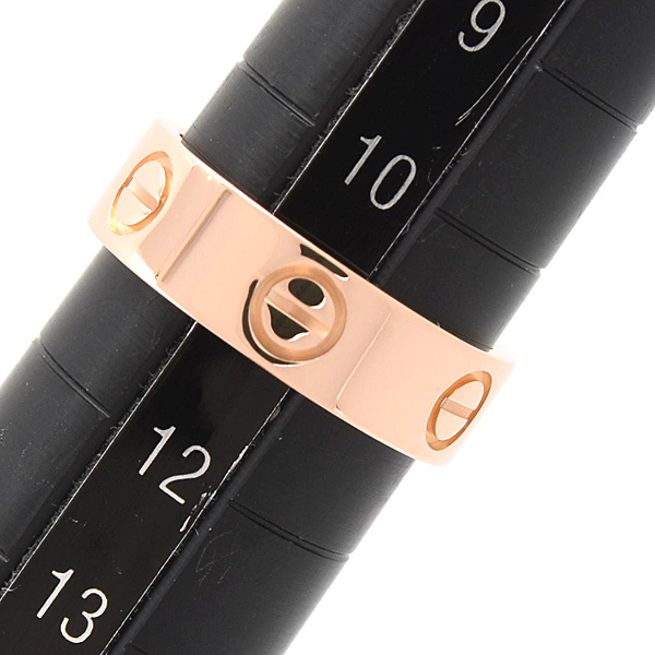 カルティエ 指輪 レディース ラブ リング 51号 実寸11号 ピンクゴールド Cartier 750PG 中古