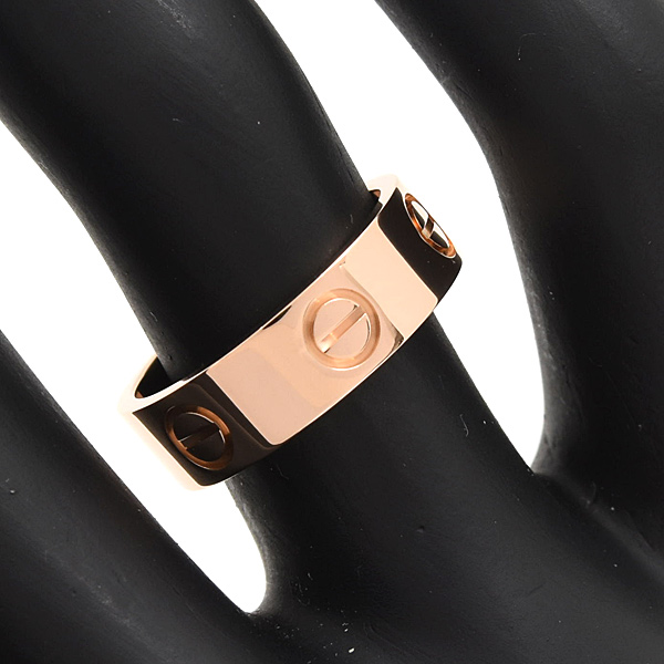 カルティエ 指輪 レディース ラブ リング 51号 実寸11号 ピンクゴールド Cartier 750PG 中古