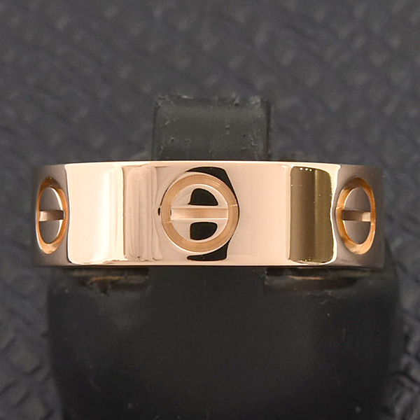 カルティエ 指輪 レディース ラブ リング 51号 実寸11号 ピンクゴールド Cartier 750PG 中古