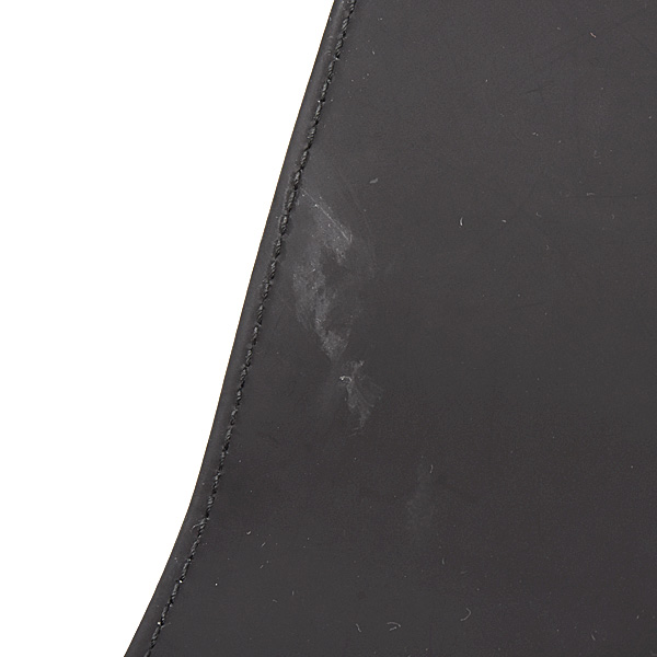 グッチ バッグ レディース GGラバーエフェクト スーパーミニバッグ ショルダーバッグ ブラック GUCCI 794062 中古