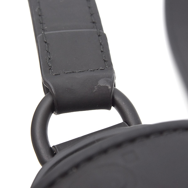 グッチ バッグ レディース GGラバーエフェクト スーパーミニバッグ ショルダーバッグ ブラック GUCCI 794062 中古