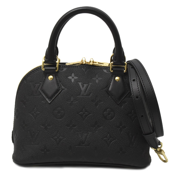 ルイヴィトン バッグ レディース アルマBB ショルダーバッグ ハンドバッグ モノグラム アンプラント ノワール Louis Vuitton M26409 中古