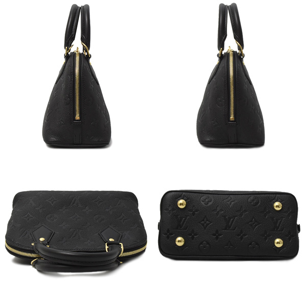 ルイヴィトン バッグ レディース アルマBB ショルダーバッグ ハンドバッグ モノグラム アンプラント ノワール Louis Vuitton M26409 中古