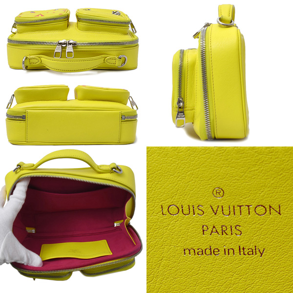 ルイヴィトン バッグ レディース ユーティリティクロスボディバッグ ショルダーバッグ ジョーヌ Louis Vuitton M58652 中古
