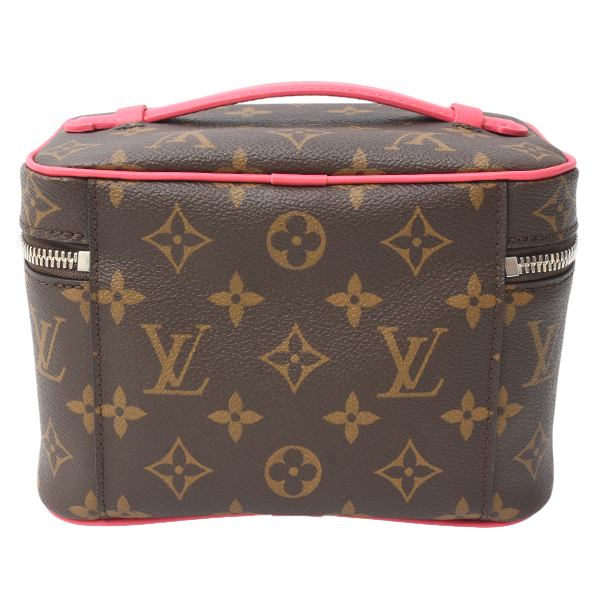 ルイヴィトン バッグ レディース ニースミニ バニティバッグ ポーチ モノグラム PVC ピンク Louis Vuitton M46767 未使用展示品