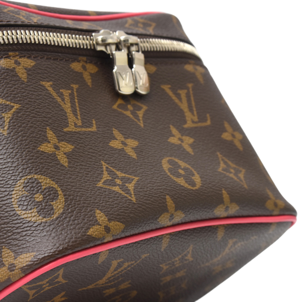 ルイヴィトン バッグ レディース ニースミニ バニティバッグ ポーチ モノグラム PVC ピンク Louis Vuitton M46767 未使用展示品
