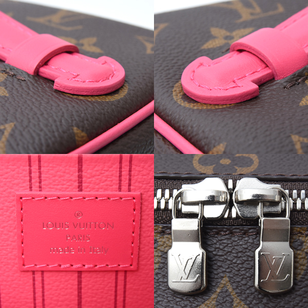 ルイヴィトン バッグ レディース ニースミニ バニティバッグ ポーチ モノグラム PVC ピンク Louis Vuitton M46767 未使用展示品