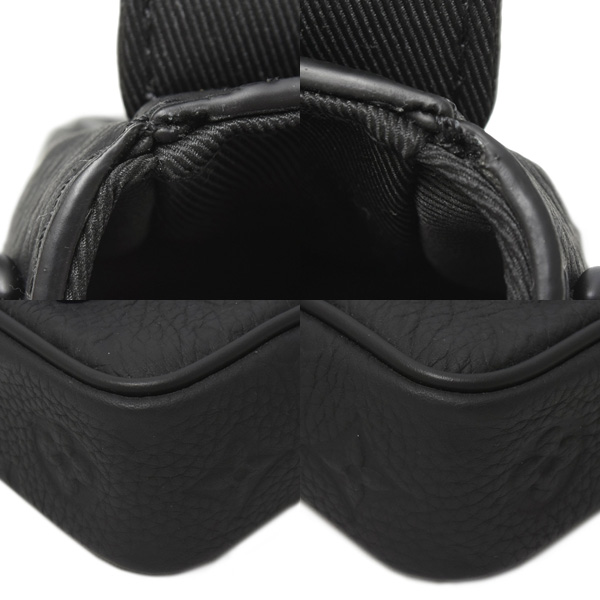 ルイヴィトン バッグ メンズ ピコSロック ショルダーバッグ ハンドバッグ トリヨンモノグラム レザー ノワール Louis Vuitton M83148 中古