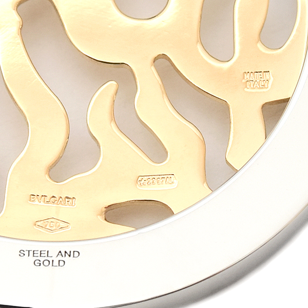 ブルガリ ペンダント メンズ トンド ファイヤー ペンダントトップ ステンレス ゴールド BVLGARI SS×750YG 中古